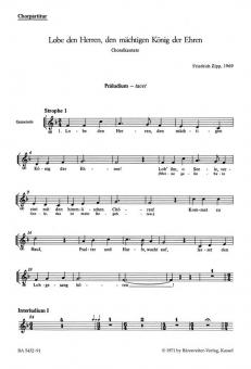 Lobe den Herren, den mächtigen König der Ehren Standard