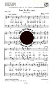 Lob des Gesanges 