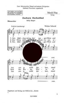 Zechers Herbstlied 