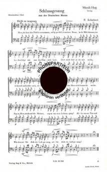 Schlussgesang 
