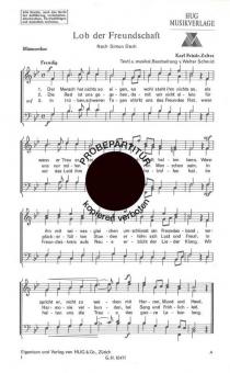Lob der Freundschaft 