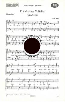 Flandrisches Volkslied 