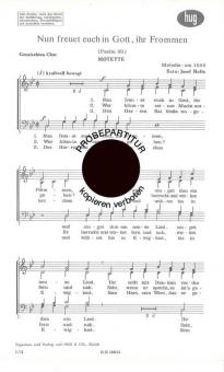 Nun freuet euch in Gott 