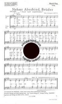 Nehmt Abschied Brüder 