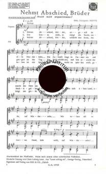 Nehmt Abschied Brüder 