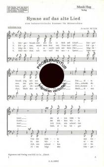Hymne auf das alte Lied 