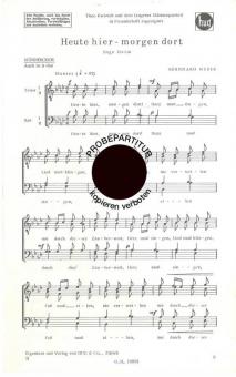 Heute hier-morgen dort 
