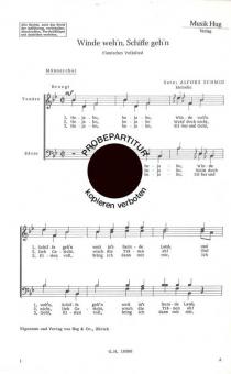 Winde wehn Schiffe gehn 
