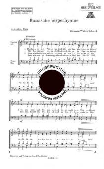 Russische Vesperhymne 