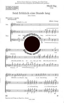 Seid fröhlich eine Stunde 