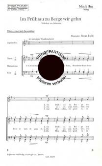 Im Frühtau zu Berge wir 