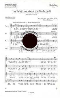 Im Frühling singt die Nachtigall 