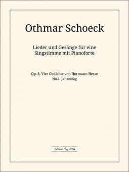 4 Gedichte Op. 8/4 Jahrestag 