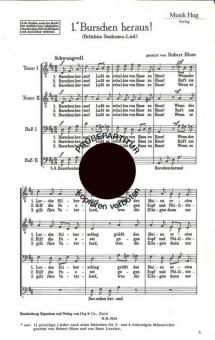 Burschen heraus 