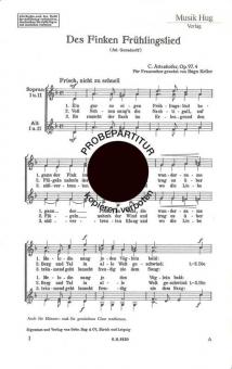 Des Finken Frühling 