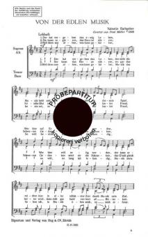 Von der edlen Musik 