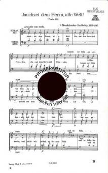 Jauchzet dem Herrn alle Welt 