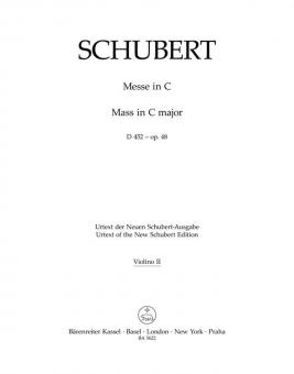 Messe C-Dur op. 48 D 452 