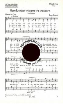 Herr du weisst wie arm 