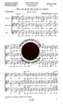 Wie ist doch die Erde so schön 