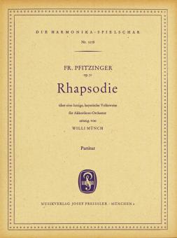 Rhapsodie über eine lustige Bayerische Volksweise 