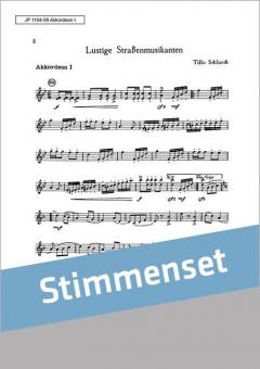 Lustige Straßenmusikanten 
