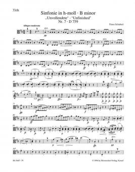 Sinfonie Nr. 7 h-Moll D 759 