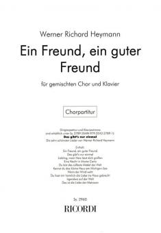 Ein Freund, ein guter Freund 