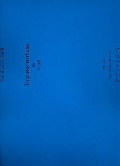 Liquescentiae [Liqueszenzen] 