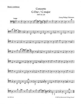 Konzert G-Dur TWV 51:G9 