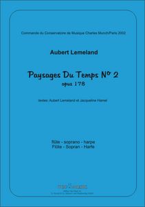 Paysages du temps op. 178 