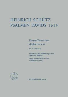 Die mit Tränen säen SWV 42 