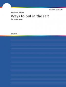 Ways To Put In The Salt 