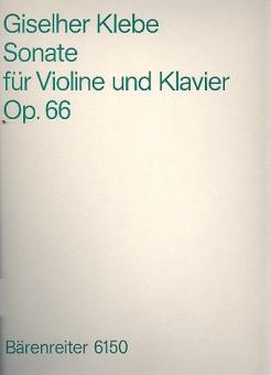 Sonate für Violine und Klavier op. 66 