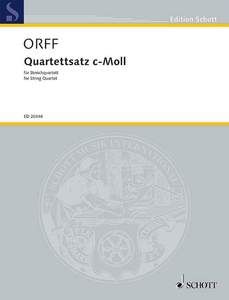 Quartettsatz c-Moll 