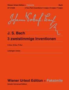 Drei zweistimmige Inventionen BWV 772, 777, 779 