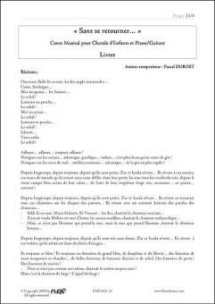 Conte Musical Sans se Retourner 