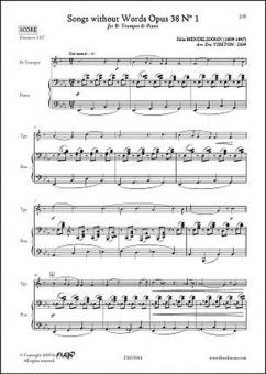 Songs Without Words Op. 38 No. 1 