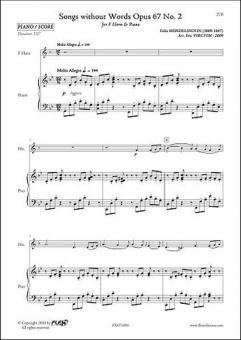 Songs Without Words Op. 67 No. 2 