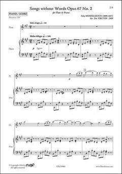 Songs Without Words Op. 67 No. 2 