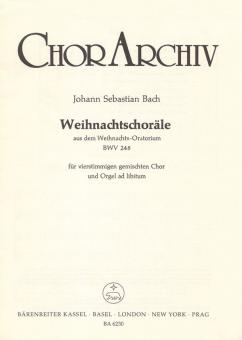 Weihnachtschoräle aus dem Weihnachtsoratorium BWV 248 Standard