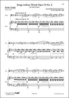 Songs Without Words op. 53 no. 2 