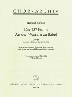 Der 137. Psalm 'An den Wassern zu Babel' Standard