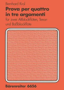 Prova per quattro in tre argomenti 