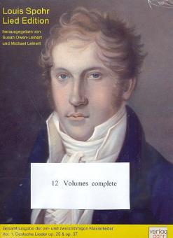 Louis Spohr Liededition (Vol. 1-12 kpl.) 