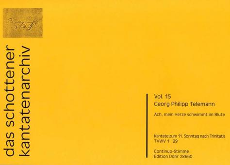 Ach, mein Herze schwimmt im Blute TVWV 1:29 