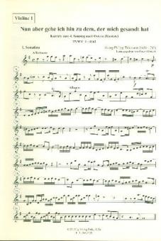 Nun aber gehe ich hin zu dem, der mich gesandt hat TVWV 1:1162 