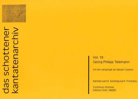 Ich bin vergnügt an diesen Gütern TVWV 1:823 