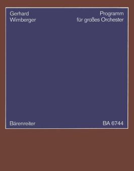 Programm für großes Orchester 