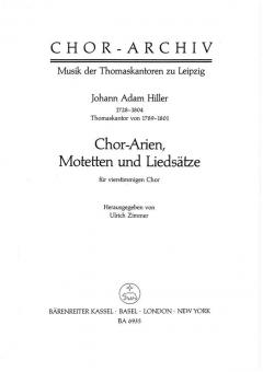 Chor-Arien, Motetten und Liedsätze Standard